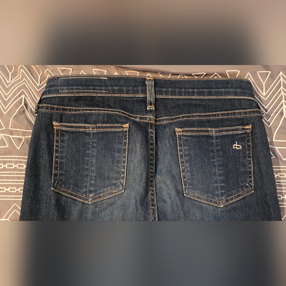 Rag & Bone Distressed Skinny Jeans Size 27 - Picture 4 of 8